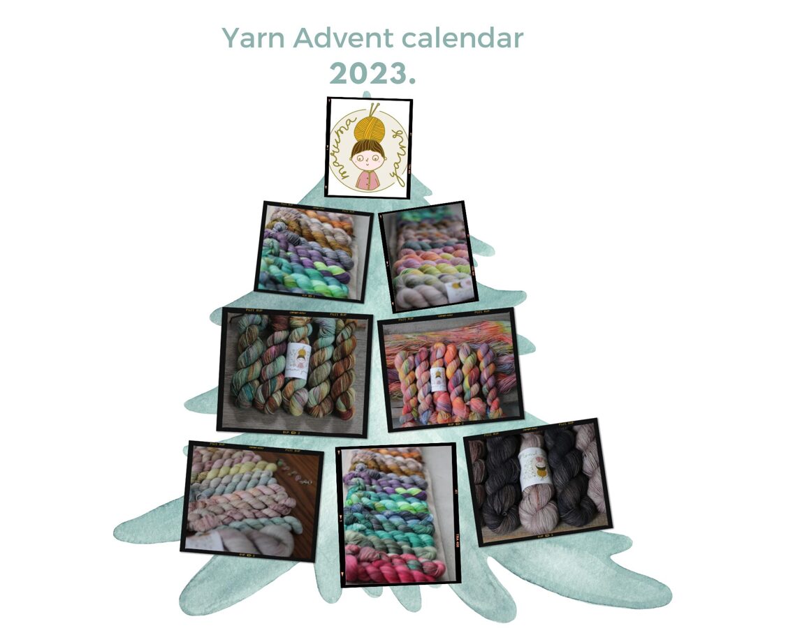 Hand dyed Yarn Advent Calendar 2023 advent calendar 25 days PRE-ORDER