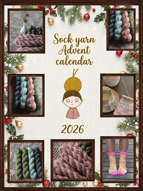 Sock yarn Andvent calendar 2026 PRE ORDER